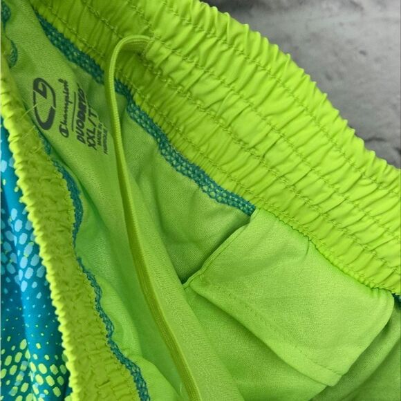 Women's Champion Shorts Neon Printed Running Lined DuoDry Activewear Athletic - Picture 7 of 12